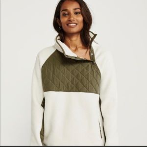 Asymmetrical Snap-Up Fleece